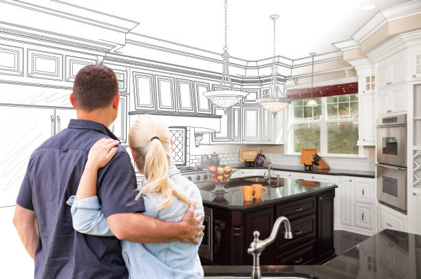 Professional Kitchen Island Installation technician working in Shafer, MN